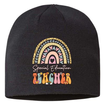 Special Education SPED Teacher Speducator Groovy Cute Sustainable Beanie