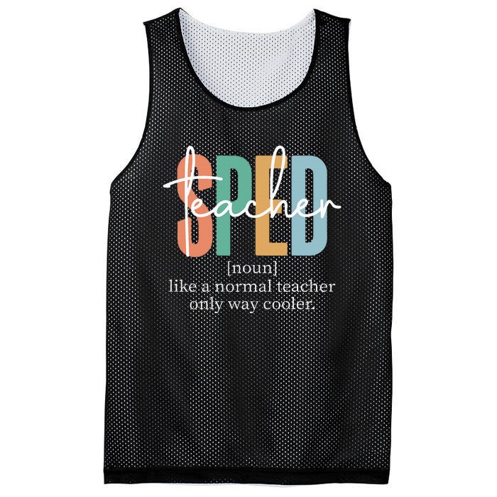 Special Education Sped Teacher Definition Mesh Reversible Basketball Jersey Tank