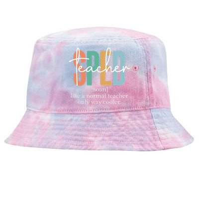 Special Education Sped Teacher Definition Tie-Dyed Bucket Hat