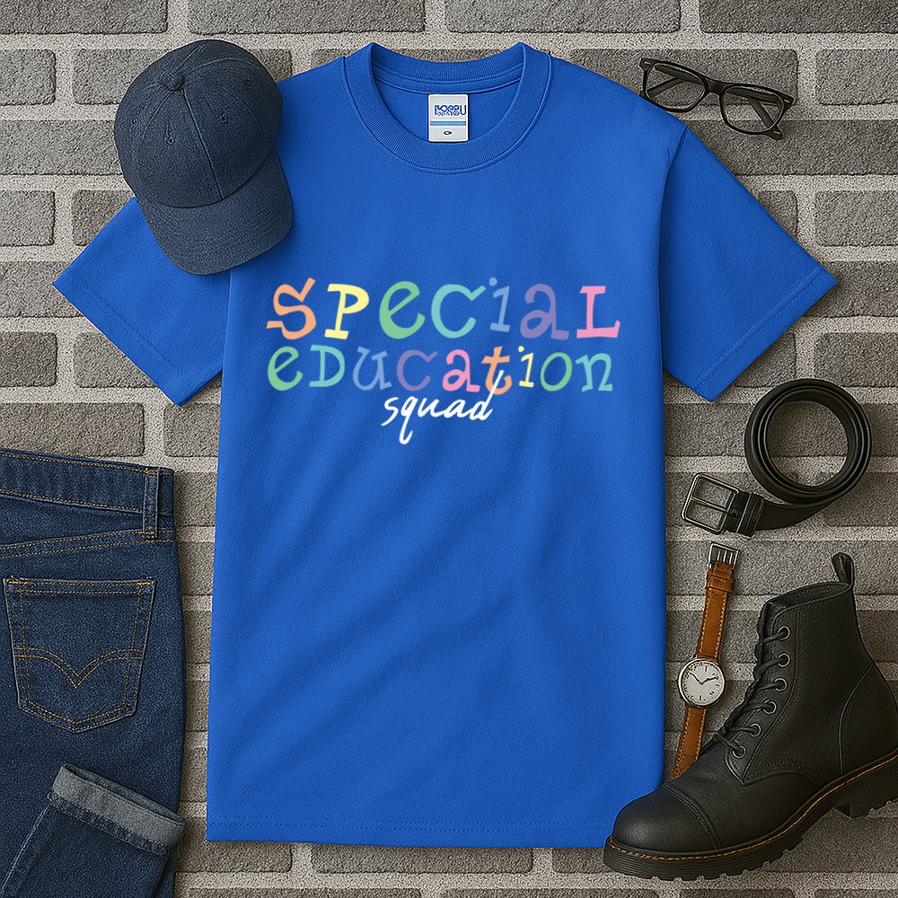 Special Education Squad Special Education Teacher Gift Tall T-Shirt