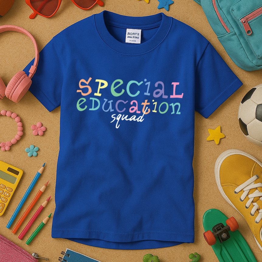 Special Education Squad Special Education Teacher Gift Kids T-Shirt