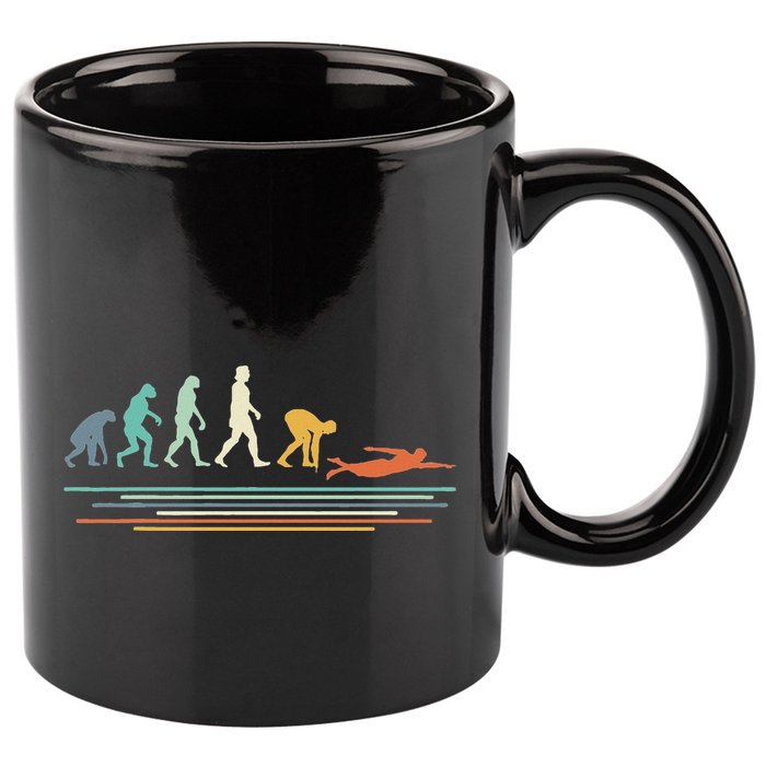 Swimming Evolution Swim 11oz C Handle Ceramic Mug
