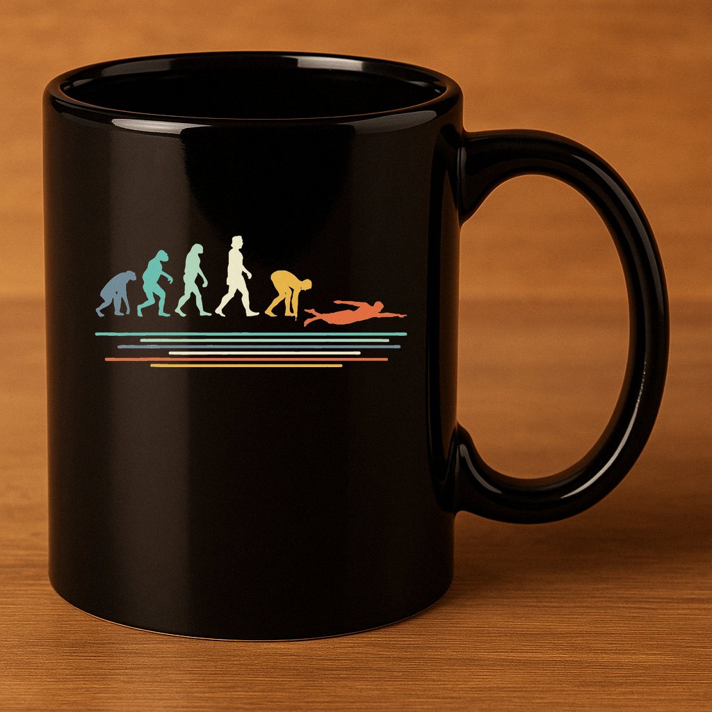 Swimming Evolution Swim 11oz C Handle Ceramic Mug