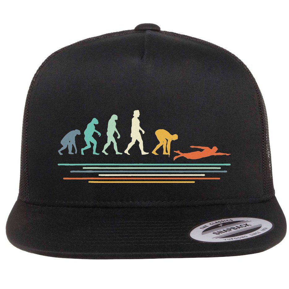 Swimming Evolution Swim Flat Bill Trucker Hat