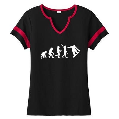 Snowboard Evolution Ladies Halftime Notch Neck Tee