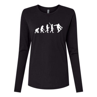 Snowboard Evolution Womens Cotton Relaxed Long Sleeve T-Shirt