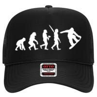 Snowboard Evolution High Crown Mesh Back Trucker Hat