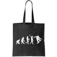 Snowboard Evolution Tote Bag