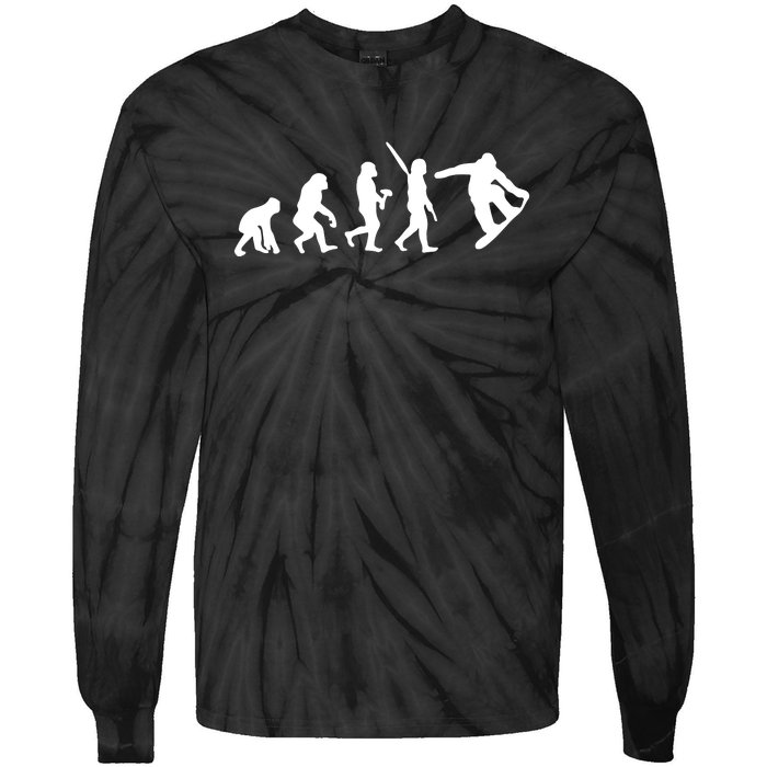 Snowboard Evolution Tie-Dye Long Sleeve Shirt