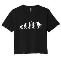 Snowboard Evolution Women's Crop Top Tee