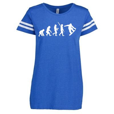 Snowboard Evolution Enza Ladies Jersey Football T-Shirt