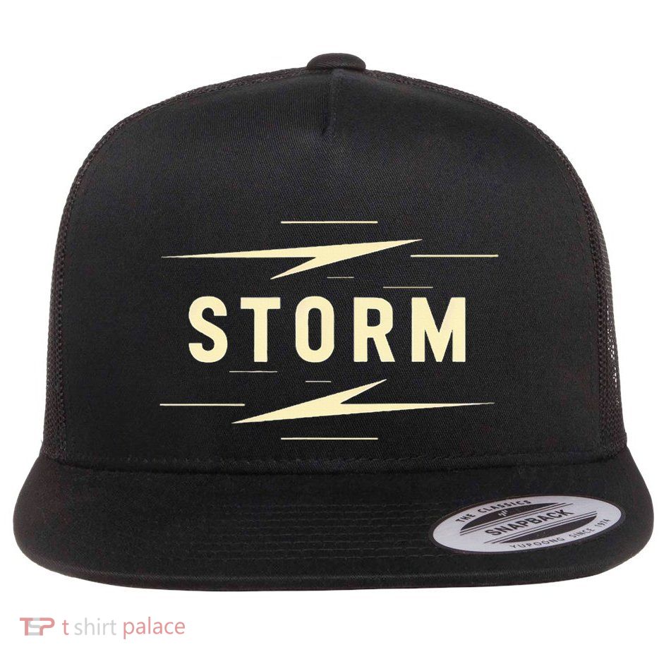 Storm Emblem Flat Bill Trucker Hat