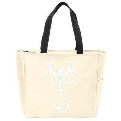 Scorpion Emblem Sleek and Striking Zip Tote Bag
