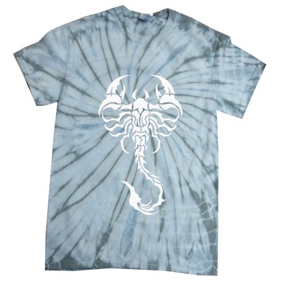 Scorpion Emblem Sleek and Striking Tie-Dye T-Shirt