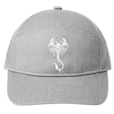 Scorpion Emblem Sleek and Striking 7-Panel Snapback Hat