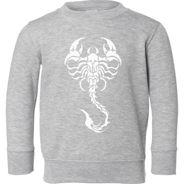 Scorpion Emblem Sleek and Striking Toddler Sweatshirt