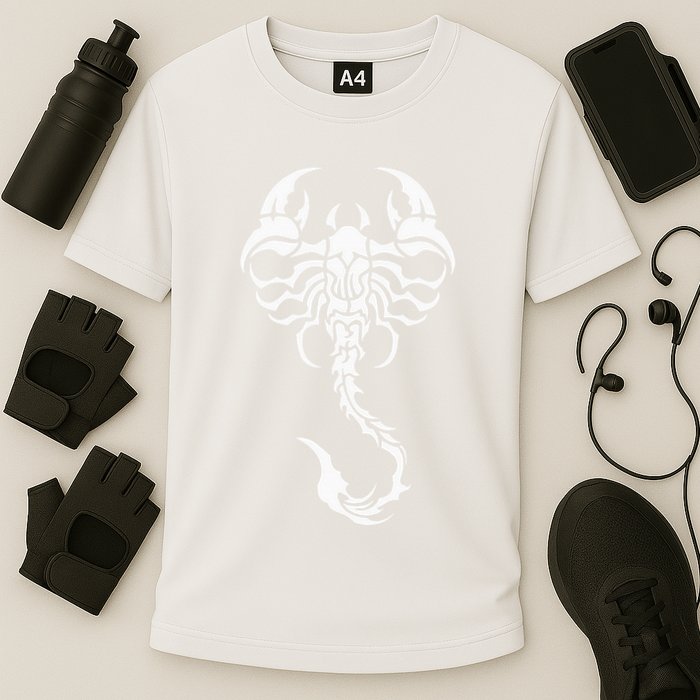 Scorpion Emblem Sleek and Striking Performance Shirt