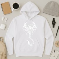 Scorpion Emblem Sleek and Striking Hoodie