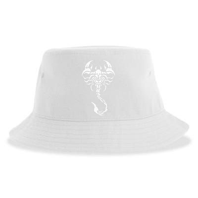 Scorpion Emblem Sleek and Striking Sustainable Bucket Hat