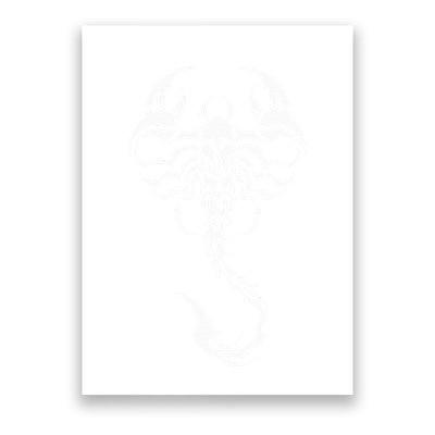 Scorpion Emblem Sleek and Striking Poster