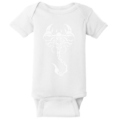 Scorpion Emblem Sleek and Striking Baby Bodysuit