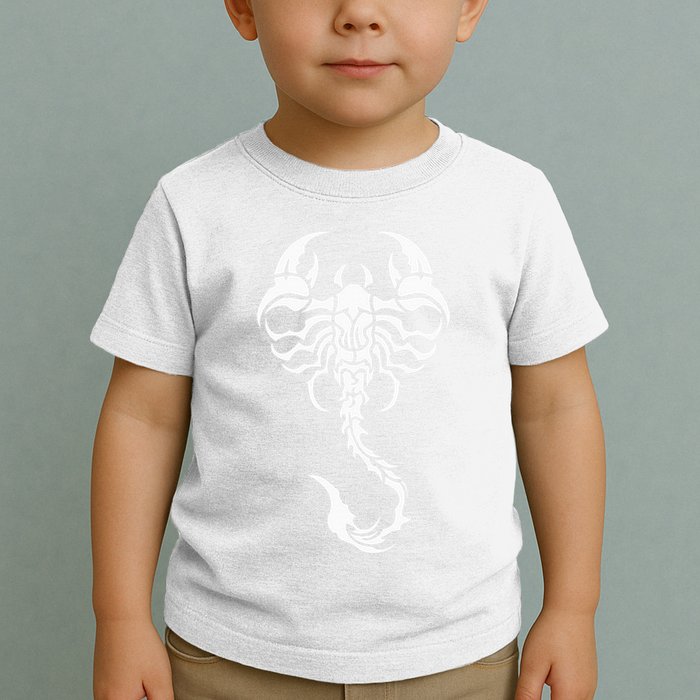 Scorpion Emblem Sleek and Striking Toddler T-Shirt