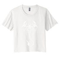 Scorpion Emblem Sleek and Striking Crop Top