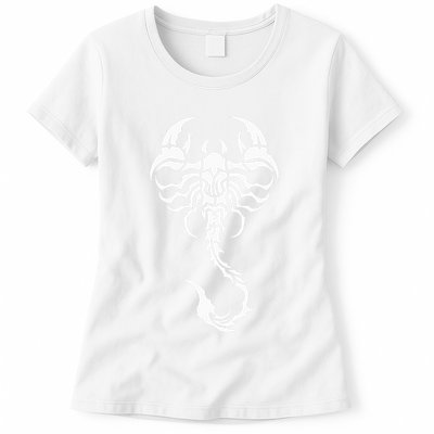 Scorpion Emblem Sleek and Striking Womens T-Shirt