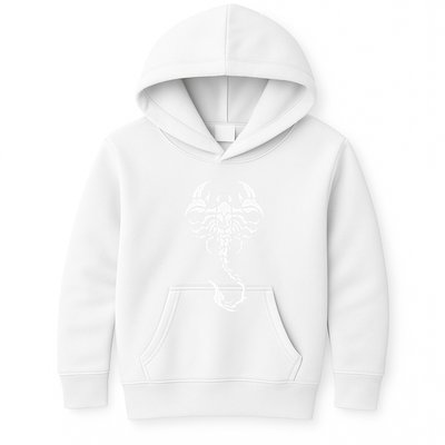 Scorpion Emblem Sleek and Striking Kids Hoodie