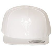 Scorpion Emblem Sleek and Striking Wool Snapback Cap