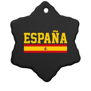 Spain Espana Spanish Flag Pride Sports Fan Soccer Gift Ceramic Star Ornament