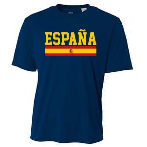 Spain Espana Spanish Flag Pride Sports Fan Soccer Gift Cooling Performance Crew T-Shirt