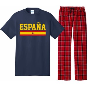 Spain Espana Spanish Flag Pride Sports Fan Soccer Gift Pajama Set