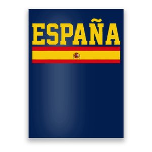 Spain Espana Spanish Flag Pride Sports Fan Soccer Gift Poster