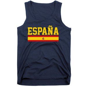 Spain Espana Spanish Flag Pride Sports Fan Soccer Gift Tank Top