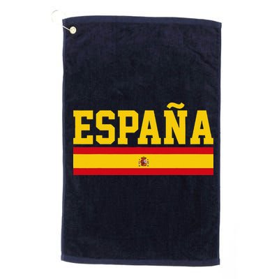 Spain Espana Spanish Flag Pride Sports Fan Soccer Gift Golf Towel