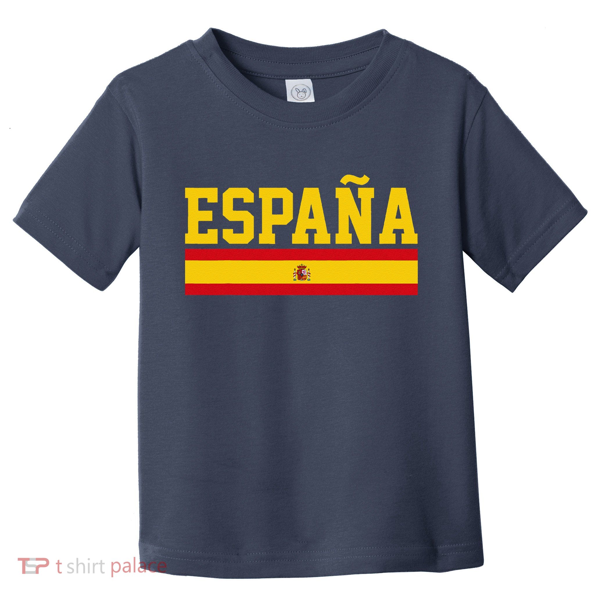 Spain Espana Spanish Flag Pride Sports Fan Soccer Gift Toddler T-Shirt