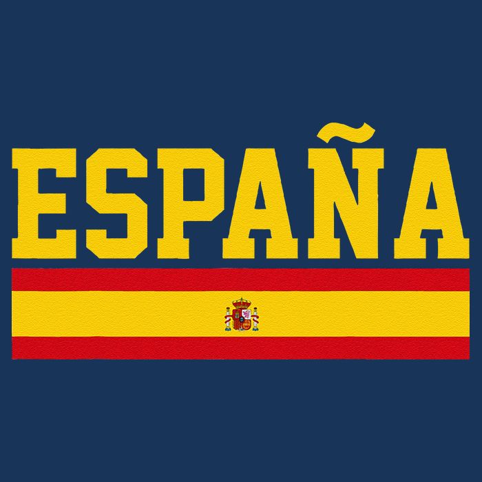 Spain Espana Spanish Flag Pride Sports Fan Soccer Gift Kids T-Shirt