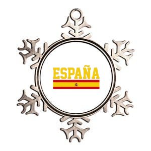 Spain Espana Spanish Flag Pride Sports Fan Soccer Gift Metallic Star Ornament