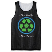 Save Earth Save Future Mesh Reversible Basketball Jersey Tank