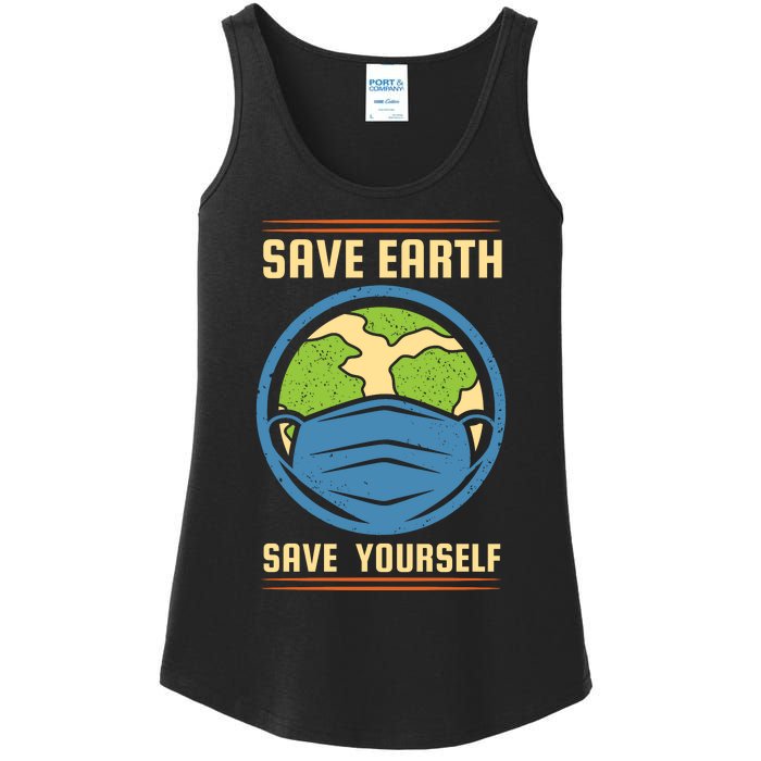 Save Earth Save Yourself Ladies Essential Tank