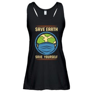 Save Earth Save Yourself Ladies Essential Flowy Tank