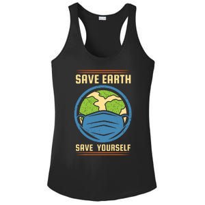 Save Earth Save Yourself Ladies PosiCharge Competitor Racerback Tank