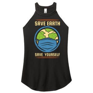 Save Earth Save Yourself Women's Perfect Tri Rocker Tank