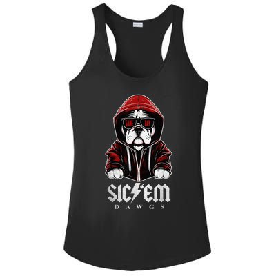 Sic Em Sic Em Go Bulldogs Bulldogs Sport Game Day Ladies PosiCharge Competitor Racerback Tank