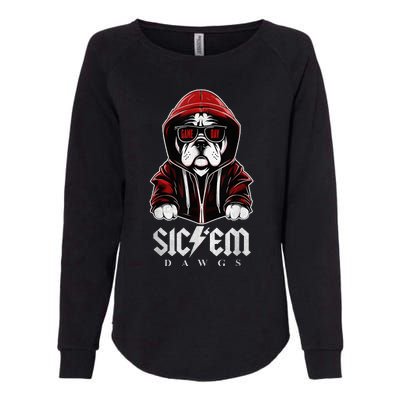 Sic Em Sic Em Go Bulldogs Bulldogs Sport Game Day Womens California Wash Sweatshirt