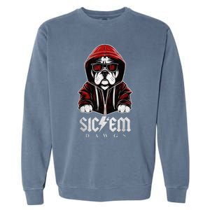 Sic Em Sic Em Go Bulldogs Bulldogs Sport Game Day Garment-Dyed Sweatshirt