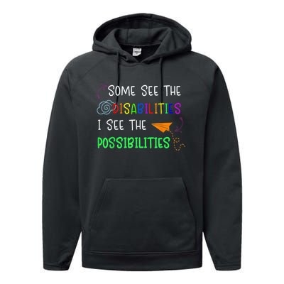 Special Education SPED Teacher Performance Fleece Hoodie