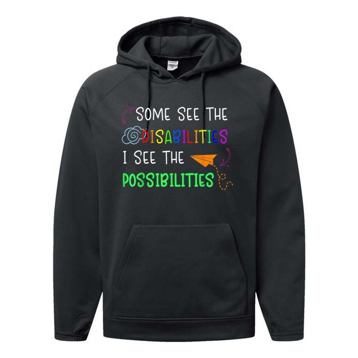 Special Education SPED Teacher Performance Fleece Hoodie