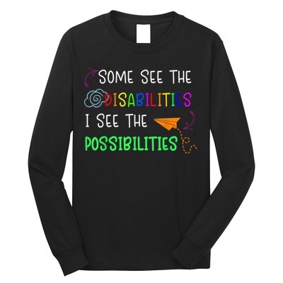 Special Education SPED Teacher Long Sleeve Shirt